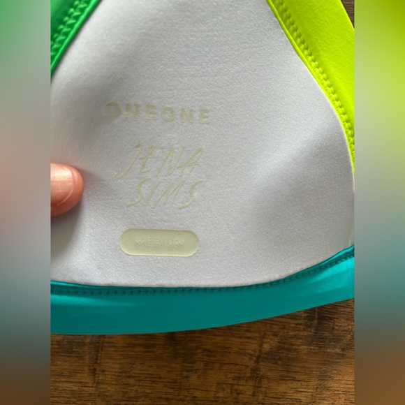 NWT ONEONE SWIM X JENA SIMS BIKINI TOP - Picture 4 of 4